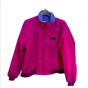 LL bean jacket size L